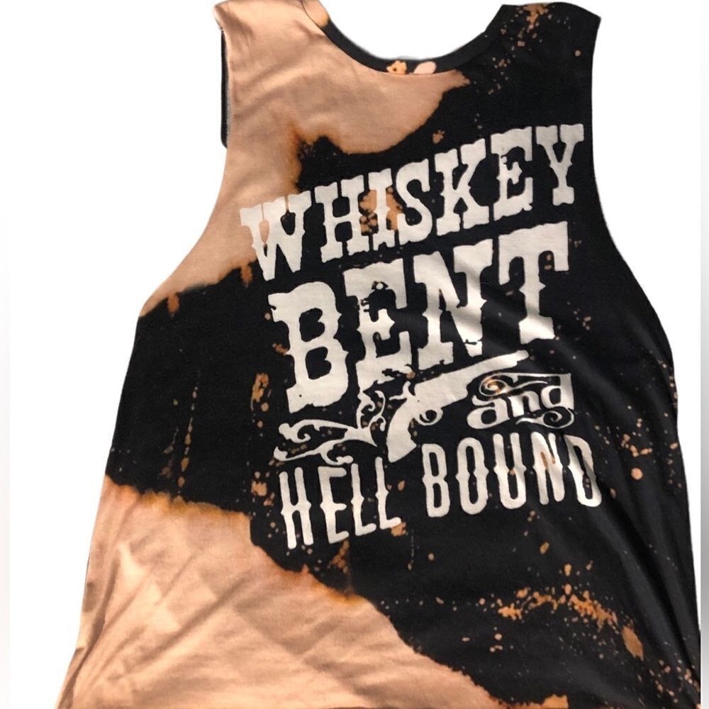 💕5️⃣fot25 Misslook Whiskey Bent and Hell bound, tank top size medium
